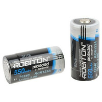 Аккумулятор ROBITON Li16340/3.0 (123А) 550мАч (3.0В) с защитой SR2 13862