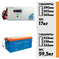 Комплект ИБП Энергия Pro-2300 12V + АКБ Энергия GPL 12-200