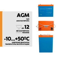 Комплект ИБП Hiden Control HPS20-1012 + АКБ Энергия GPL 12-75