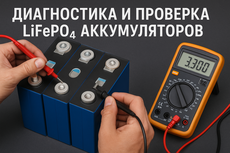 Диагностика и проверка LiFePO₄ аккумуляторов