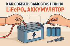 Как собрать самостоятельно LiFePO₄ аккумулятор
